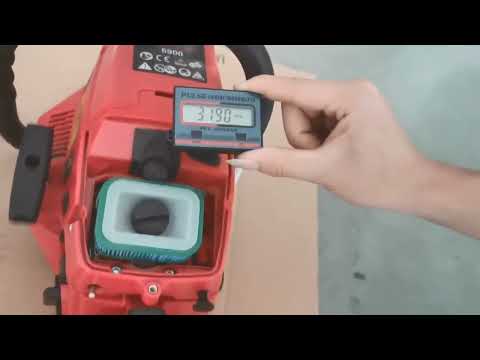 Chainsaw Tachometer Lawn Mower Speedometer Gasoline Engine Tester - YouTube Video