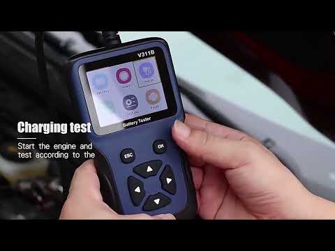 V311B Car 12V Handheld Battery Tester - YouTube Video