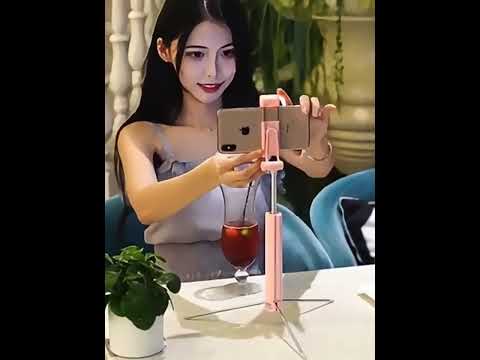 CYKE A17 Bluetooth Remote Control With Tripod Photo Live Bracket A17- 0.8m Black (Without Light) - YouTube Video