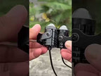 DC12-60V Motorcycle Ultra-bright LED mini Spotlight, Type:without Switch(High White and Low Yellow) - YouTube Video