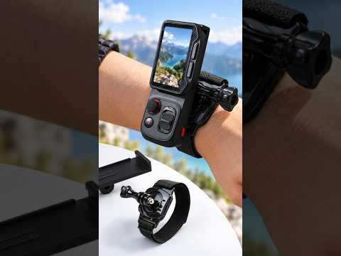 For Insta360 Luna Ultra Screen Module 360-degree Rotatable Wrist Strap Mount Kit Wristband Holder(Black) - YouTube Video