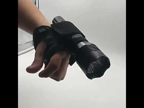 Outdoor Diving Cloth Flashlight Wrist Strap Fixing Belt Support Arm Sleeve - YouTube Video