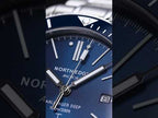 NORTH EDGE ANCHOR Men Outdoor 100m Waterproof Mechanical Watch(Black) - YouTube Video