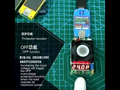 LD25 Adjustable Current Voltage Electronic USB Load Resistor Discharge Battery Test - YouTube Video