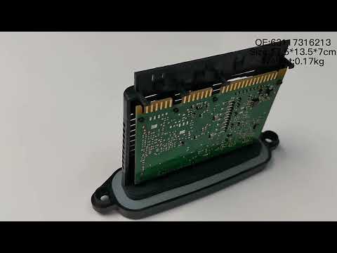 Headlight Driver Module LED Light Controller 63117316213 For BMW 7 Series F02 - YouTube Video