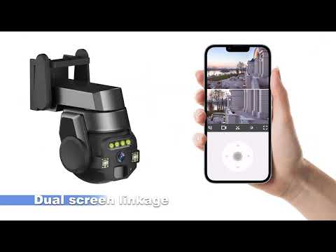 CF-Q812ES 5MP Two-way Voice Outdoor IP66 Waterproof WiFi Camera, Plug Type:US Plug(Grey) - YouTube Video