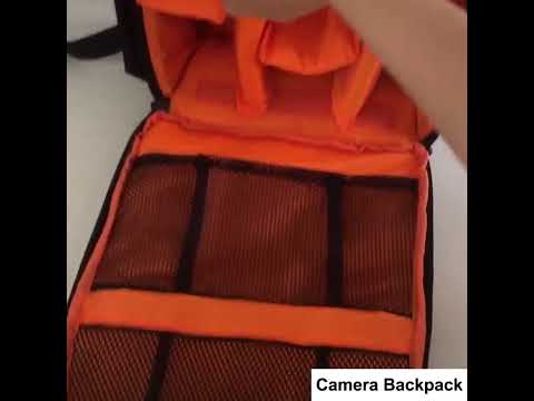 INDEPMAN DL-B013 Portable Waterproof Scratch-proof Outdoor Sports Backpack Camera Bag Phone Tablet Bag for GoPro, SJCAM, Nikon, Canon, Xiaomi Xiaoyi YI, iPad, Apple, Samsung, Huawei, Size: 26.5 * 12.5 * 33 cm(Green) - YouTube Video