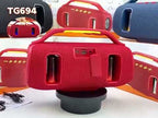 T&G TG-694 Portable Fabric Active Speaker RGB Light Waterproof Bluetooth Speaker(Black) - YouTube Video