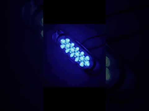 12-24V 16 LEDs Electroplating Side Lights Side Tail Lights Cargo Truck Modification Light, Colour: Red (2 Lines Always Bright) - YouTube Video