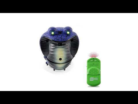7702 Infrared Remote Control Simulation Cobra Tricky Toy(Gray) - YouTube Video