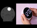 EDUP EH-8816 Simple Digital Electronic Clock Night Light Battery Plug-in Dual Power Mode Alarm Clock(Black Case White Letter) - YouTube Video