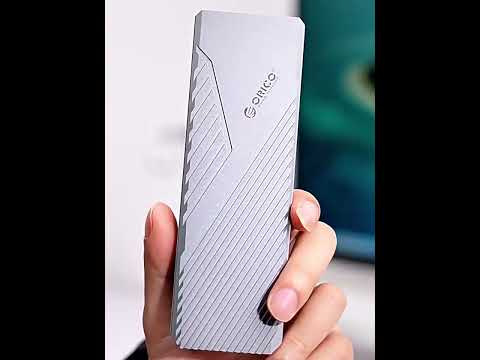 ORICO CNM2-G20 20Gbps M.2 NVMe SSD Enclosure(Grey) - YouTube Video