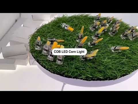 G4-2508 5W COB LED Corn Light, AC 12V, DC 12-24V (White Light) - YouTube Video