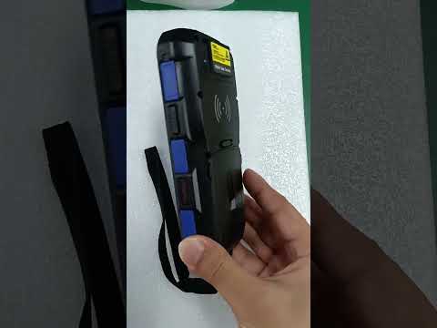 5.5 inch Android 10 IP65 Handheld Industrial Data Terminal Barcode Scanner, Style: RFID UHF + NFC HF - YouTube Video