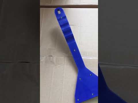 5 in 1 Car Soft Rubber Long-handled De-icing Shovel(Blue) - YouTube Video