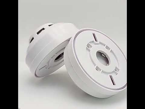 Photoelectric Smoke Detector with Red LED Indicator(White) - YouTube Video
