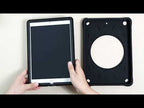 For iPad Air 13 2026 / 2025 / 2024 Rotation Handle Holder Silicone Hybrid PC Tablet Case(Black) - YouTube Video