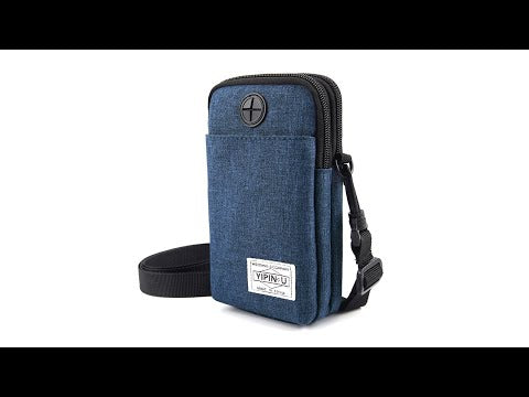 YIPINU Multifunctional Hanging Neck Mini Waterproof Mobile Phone Storage Bag(Red) - YouTube Video