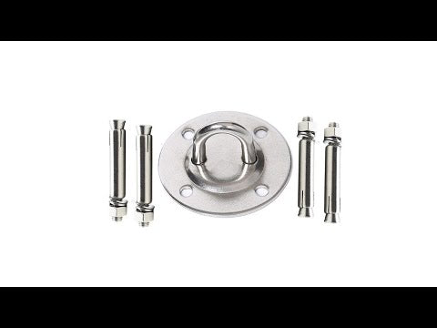 Wall /Ceiling Mount Bracket Anchor Hanging Bracket Hook Yoga Hammock Swing Chair Hook - YouTube Video