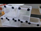 Small Size With Clapboard Incubator Small Fish Isolation Box Net Tropical Fish Breeding Box - YouTube Video