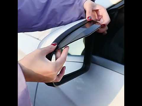 1 Pair Car Rearview Mirror Rain Blades Car Back Mirror Eyebrow Rain Cover Car Rearview Mirror Eyebrow Covers Flexible Protection Rainproof Decoration Accessories(Transparent) - YouTube Video