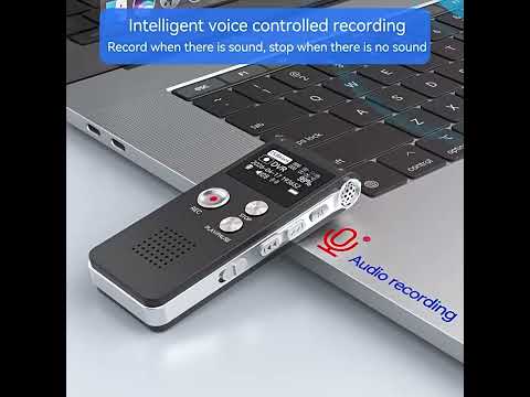 X1 Classic Professional Noise-Canceling Voice Recorder, Memory:8GB(Black) - YouTube Video