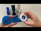 Tape Holder Office Tape Dispenser Desktop Tape Cutter(Black) - YouTube Video