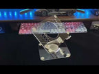 R-JUST T632 Acrylic 360 Degree Rotating Desktop Tablet Stand (Transparent) - YouTube Video