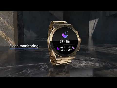 L67 Pro 1.53 inch Steel Band Smart Watch, Support Sleep / Heart Rate Monitoring(Silver) - YouTube Video