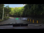 W1 Car HUD Head-up Display GPS Speedometer Speed Display, Spec: KM(White) - YouTube Video