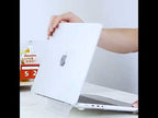 For MacBook Neo 13 inch 2026 A18 Pro A3404   Frosted Translucent Laptop Protective Case(Lavender Grey) - YouTube Video