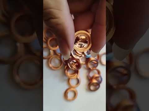 A5421 10 in 1 Car Drain Plug Crush Washer Gaskets 1102601M02 for Nissan - YouTube Video