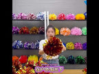 3pcs Cheerleading Pompoms Cheerleader Hand Shake Flower Ball Dance Performance Pompoms, Style: Encrypted Ring Red With Gold - YouTube Video