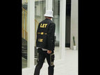 Casual Letters Print Long Sleeve Shirt Jacket for Men (Color:Yellow Size:S) - YouTube Video