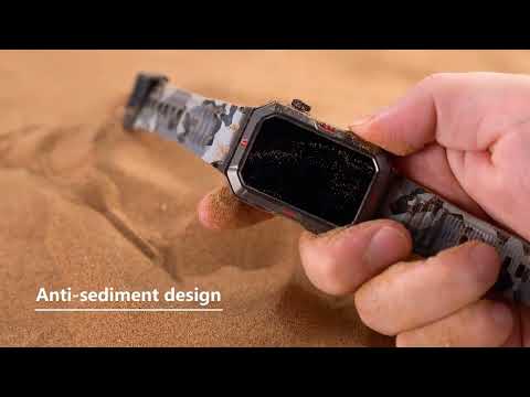 CF26 1.57inch BT5.2 Smart Bracelet Support Sleep Detection, Style:Steel Strap(Silver) - YouTube Video