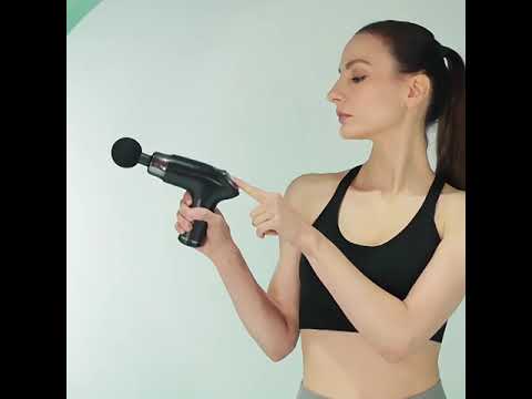 PS818 Variable Speed Vibrating Mini Muscle Fascia Relax Massager, Specification: 12 Gear (Gray) - YouTube Video