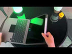 T01S Integrated Bluetooth Keyboard Leather Case with Backlight & Touchpad & Holder For iPad Air 5 / Air 4 10.9(Black) - YouTube Video