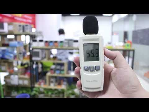 BENETECH GM1352 Sound Level Meter - YouTube Video