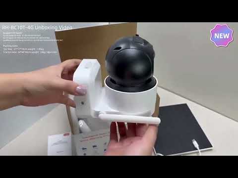 RH-BC10T 4G 3MP Solar-Powered Low-Power Outdoor PTZ Security Camera - YouTube Video
