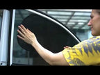 Car PVC Mesh Electrostatic Sunshade, Specification: 2 Black Films(50x30cm) - YouTube Video