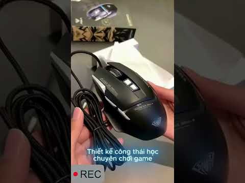 AULA S12 Pro 12800DPI Wired RGB Gaming Mouse(Black) - YouTube Video