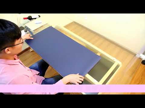 Multifunction Business Double Sided PU Leather Mouse Pad Keyboard Pad Table Mat Computer Desk Mat, Size: 90 x 45cm(Silver Grey) - YouTube Video