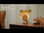 Night Light Smart Speaker Wireless Charging Atmosphere Light Alarm Clock(White) - YouTube Video