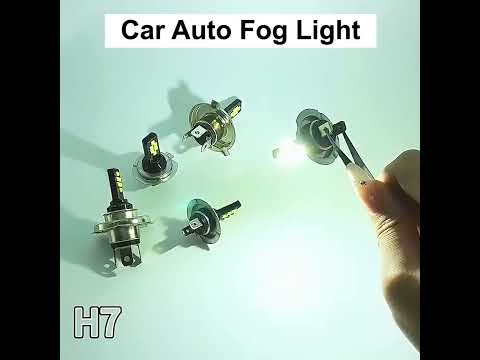 2 PCS H4 DC9-16V / 3.5W(H) 1.1W(L) / 6000K / 320LM Car Auto Fog Light 12LEDs SMD-ZH3030 Lamps, with Constant Current (White Light) - YouTube Video