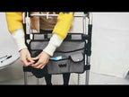 Wheelchair Walking Aid Adjustable Multifunctional Storage Bag(Gray) - YouTube Video