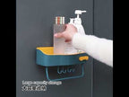 2 PCS Punch-Free Shelf Bathroom Suction Cup Storage Frame(Ink Green) - YouTube Video