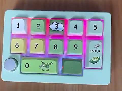 MKESPN W908 Wireless Tri-Mode Hot-Swappable Macro-Defined RGB Backlit Gaming Mechanical Keypad(Black) - YouTube Video