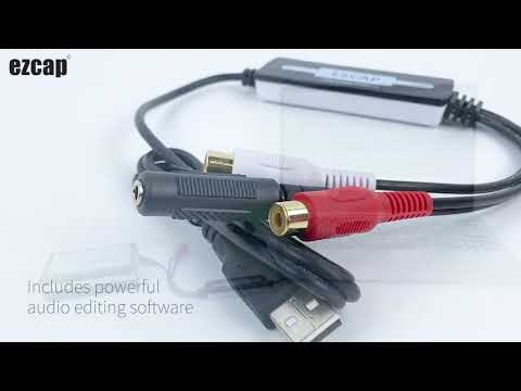 Ezcap216 USB Audio Capture, Recording Format: Wave / MP3 - YouTube Video