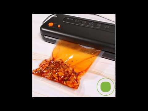 Household Commercial Food Vacuum Plastic Packaging Machine Sealer Closer Machine, EU Plug (Black) - YouTube Video