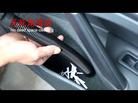 L2554 Car Portable Handheld High-power Small Wired Vacuum Cleaner, Color: Elegant Black - YouTube Video